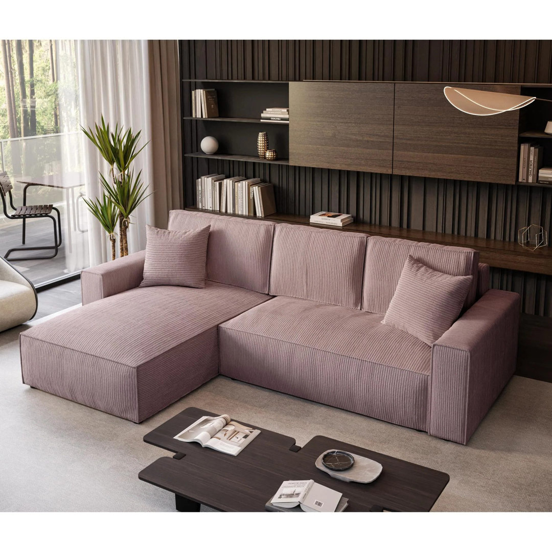 Ecksofa Rintoul mit Bettfunktion