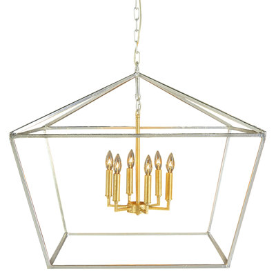 Vegas 6 - Light Lantern Geometric Chandelier