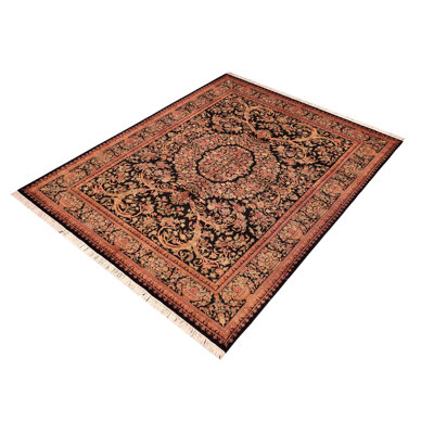 Tapis intérieur en laine 5 pi 11 po x 9 pi 1 po one-of-kind-noué la main Oxon Hill