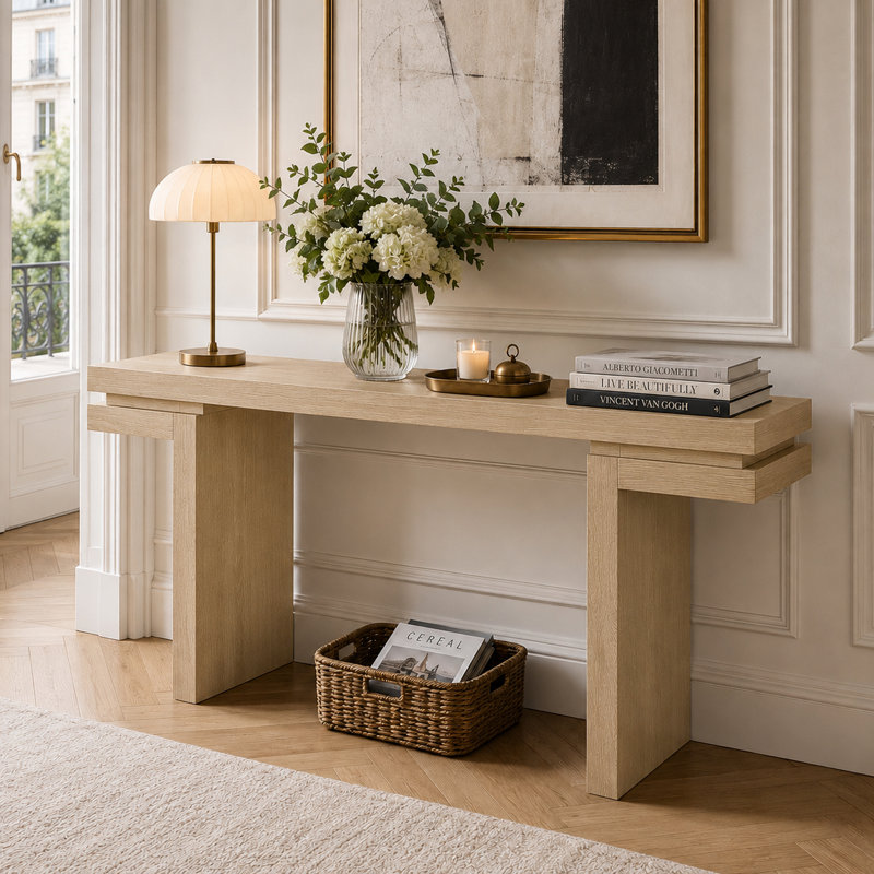 Console de vestibule Classic, Chêne vieilli