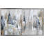 Bay City Reflection - peinture sur toile à cadre flottant-1767071748-1764907117