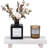 Handmade Wooden Pedestal Stand - Farmhouse Bathroom & Kitchen Decor - Decorative Wood Riser For Soap, Jewelry, Candles - Water-Resistant & Sturdy Natural Wood Tray-1066573844