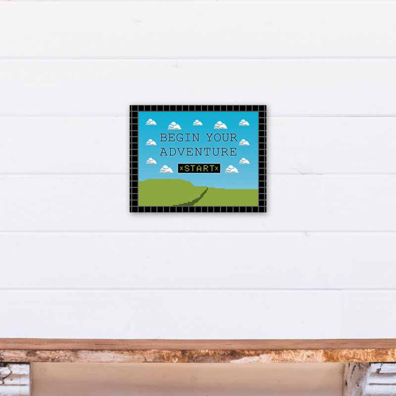 Commencez votre aventure sur toile Boucher, H 11 po x l 14 po x P 1,25 po