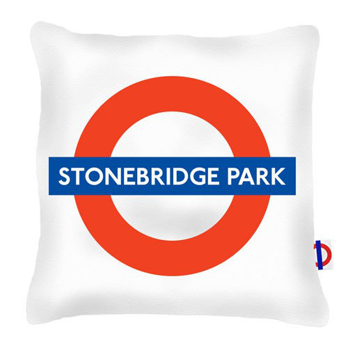Stonebridge Park Tube Station London Transport Cushion