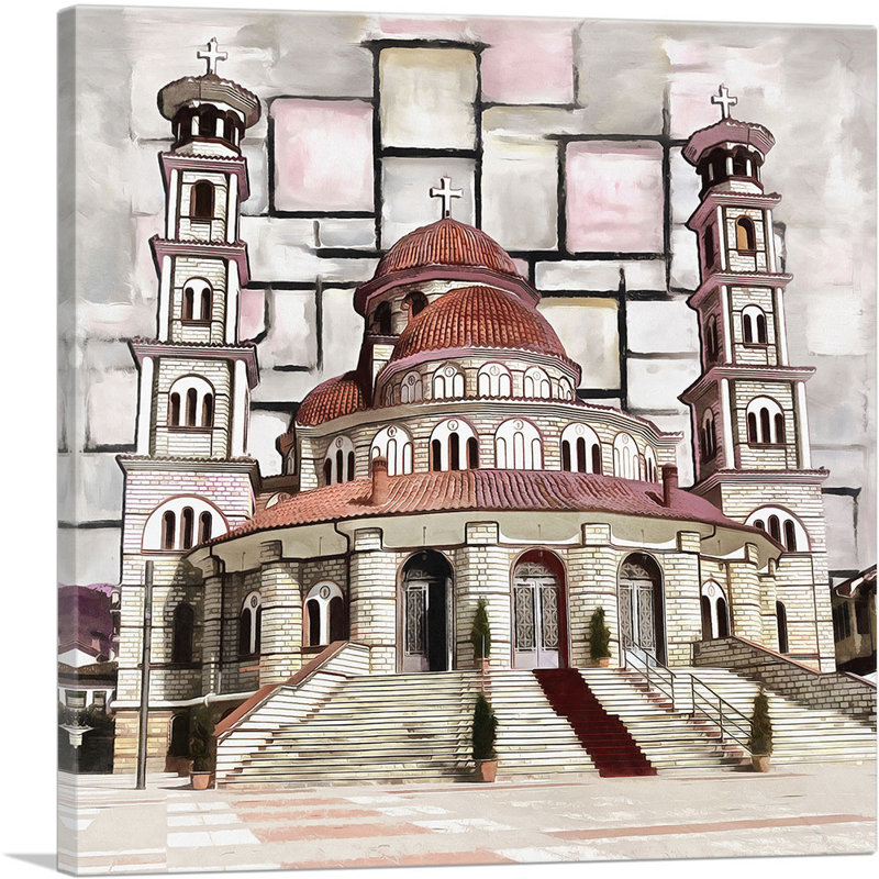 Albanie, pays des balkans, reproduction d'art sur toile tendue, H 36 po x l 36 po x P 0,75 po