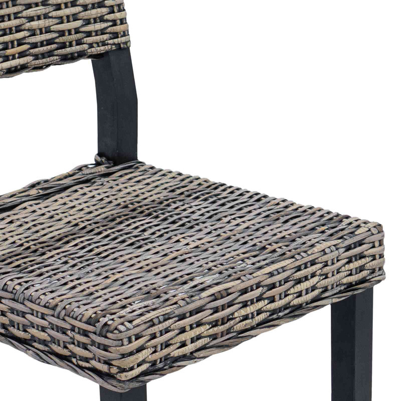 Solid Wood Accent, Black Wash/Black