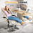 Velvet Executive Chair With Footrest-475254042