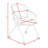Melessia Rectangle 2 Person Flip Top Training Table Set and Chair Set with Casters-1660940909-1660940908