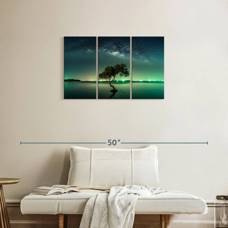 Oberle Milky Way Over Tree, 20" H x 33" W
