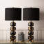 Bonneauville 70cm Table Lamp with Glass Base For Bedroom Furniture, Bedside Buffet Lamp