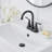 Centerset 2-handle Bathroom Faucet with Drain Assembly-94459486