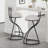 Bar Stools Set of 2 S-shaped Barstools with Backrest Floral Print Upholstered Dining Chairs Counter Height Stool for Kitchen Island (White Print)-1377766492