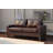 Swansea Modular Dark Brown Sofa Faux Leather-147430089