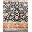 Tapis traditionnel noir en laine noué à la main 6 pi 3 po x 9 pi 3 po Hayner