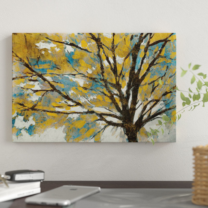 «Soleil», reproduction sur toile, H 12 po x l 18 po x P 1,5 po, Toile tendue, Pas de tapis