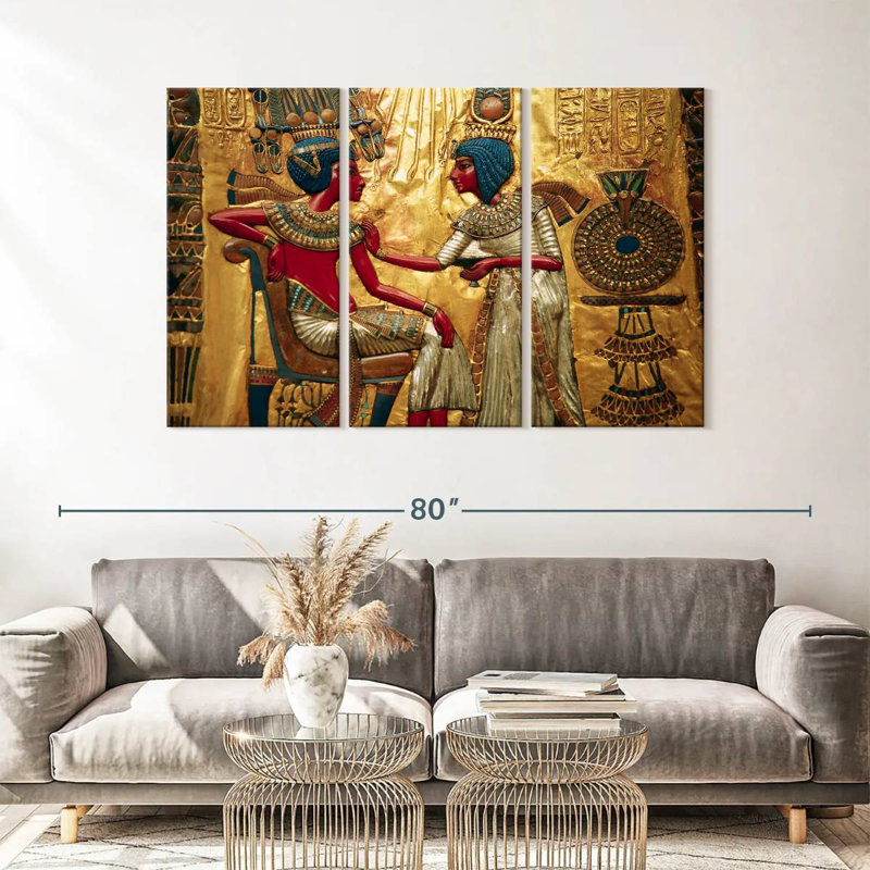 Illustration de Leisha Toutankhamon, H 36 po x l 57 po