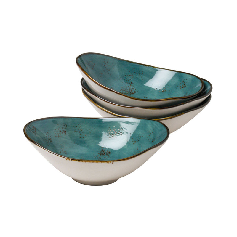 Connellsville 20 oz. Dining Bowl, Geode Azure Teal