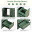 Meuble-lavabo traditionnel 36 po vert (lavabo non inclus)