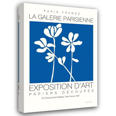 Art sur toile tendu avec galerie Lark Manor ™, Merc Lopez, Fleurs de Matisse II