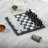 Egil Ivy Bronx 2 Player Marble Chess, Checkers, And Backgammon Set
