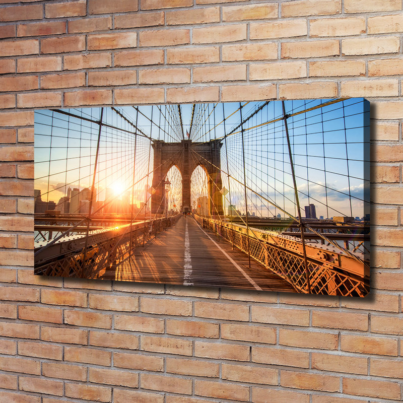 Brooklyn Bridge - Wrapped Canvas Print