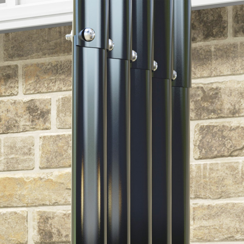Étagère de rangement pour bois de chauffage en acier galvanisé Outsunny