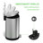 Round Stainless Steel Trash Can, 7.9-Gallon Foot Pedal Kitchen & Office Bin