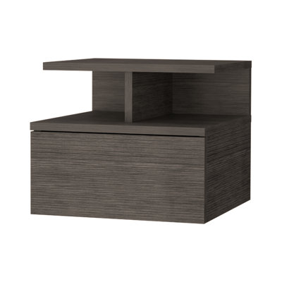 Macadamia 2-Tier Shelf Floating Nightstand