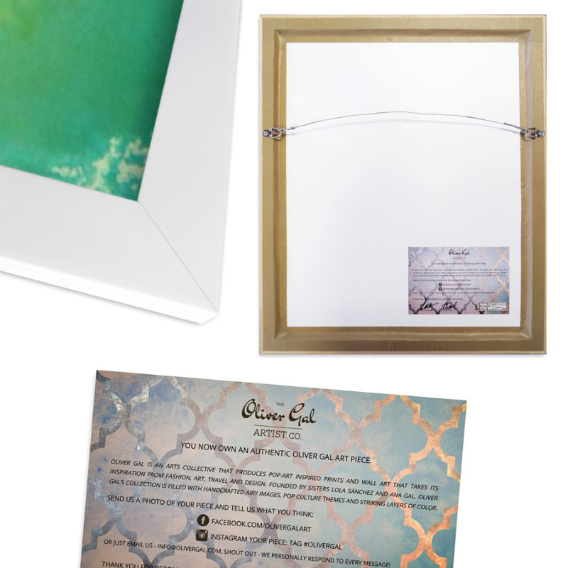 Dramatic Entrance Gold - peinture sur toile, Toile avec cadre blanc, H 25,5 po x l 37,5 po