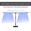 Parasol de patio extérieur avec base