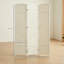 Paravent pliable à 3 panneaux, 1,83 m de hauteur, en bois, blanc, pour bureau à domicile.
