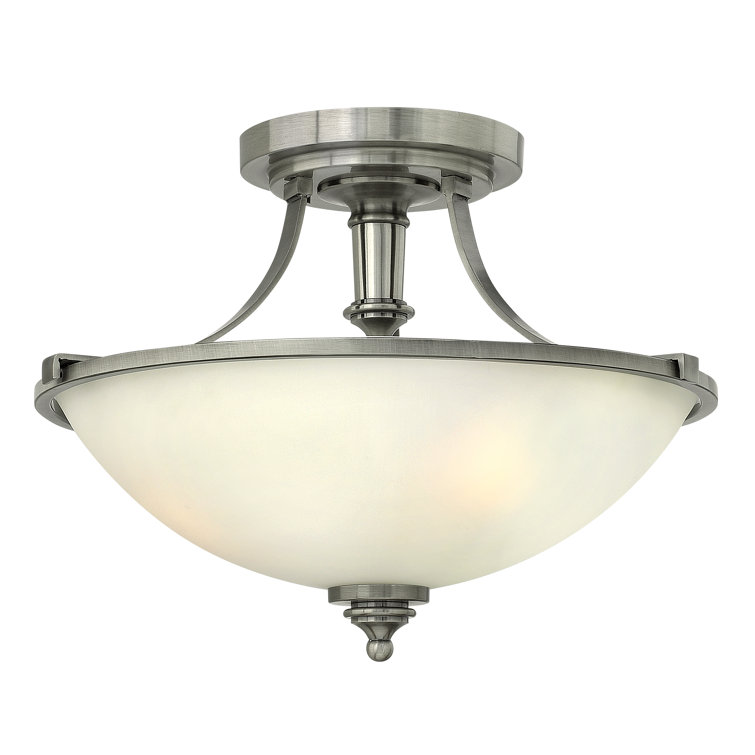 Bellefontaine Glass Semi Flush Mount