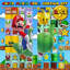 Ensemble de rideaux de fenêtre 82 po x 82 po Super Mario pour filles / garçons, ensemble de panneaux super Mario avec passe-tringle 2 pièces