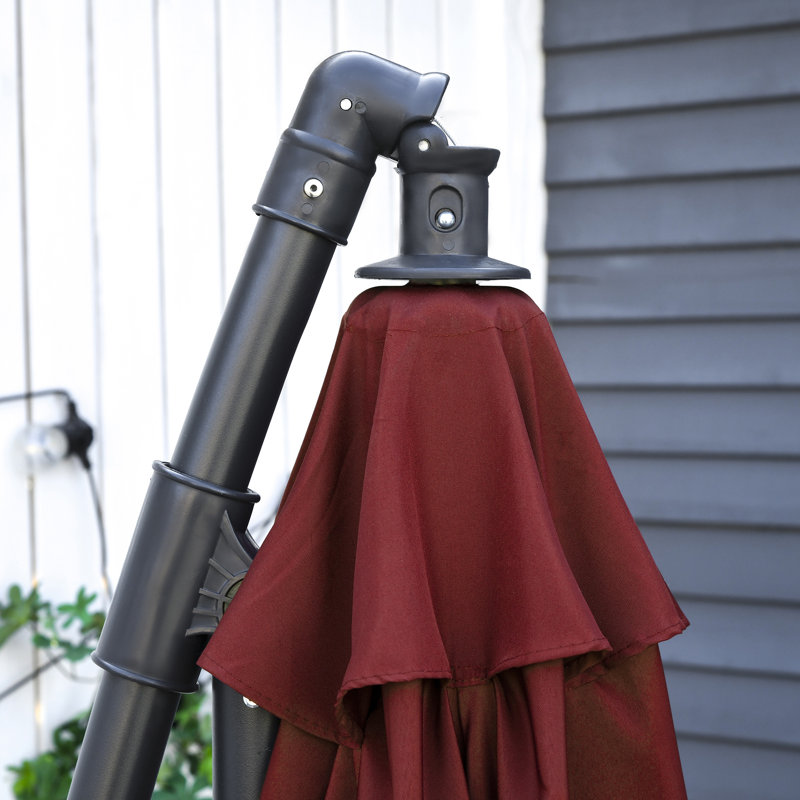Cantilever Parasol, Red