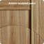 Buffet Mid-Century moderne avec rangement en bois