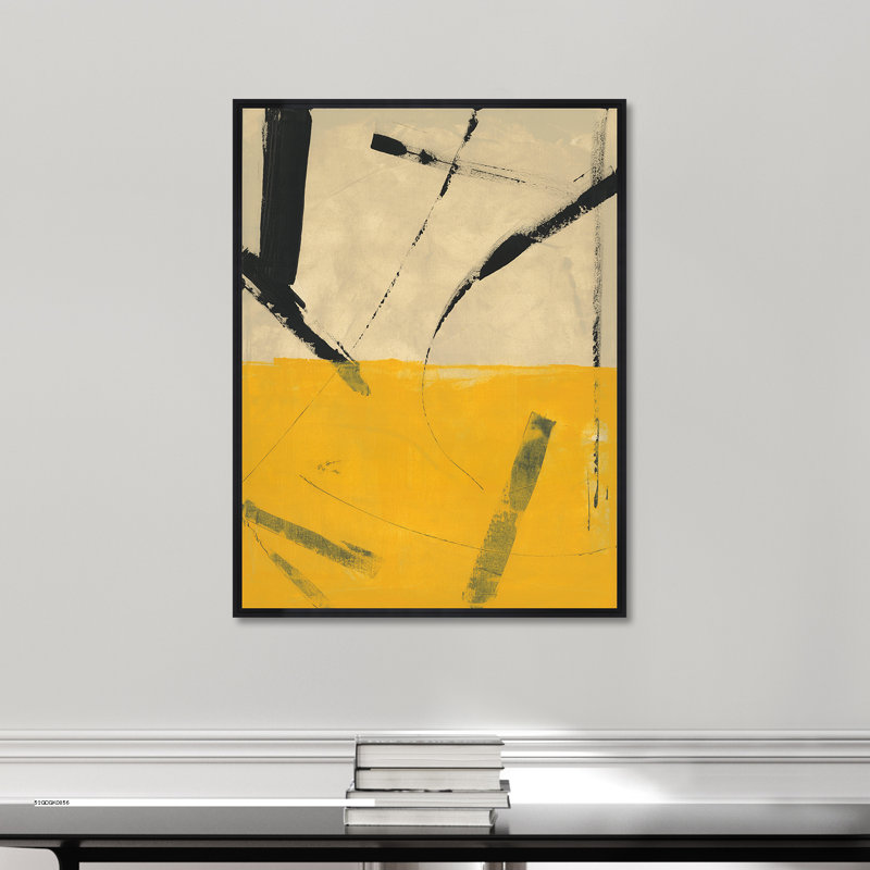 «High Shape II» par David Erickson - peinture sur toile à cadre flottant