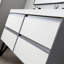 Ensemble de meuble-lavabo simple 36 "avec miroir Courtnie