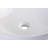 EAGO 17.87'' White Ceramic Circular Bathroom Sink with Overflow
