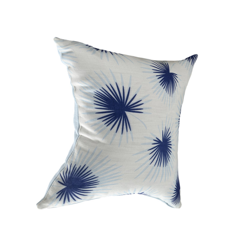 Coussin décoratif intérieur / extérieur en polyester Oceana, H 18 po x l 18 po x P 18 po, Polyester, Marine