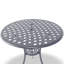 Round Outdoor Bistro Table With Umbrella Hole , 70cm cm W 70cm cm D-1899488490