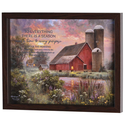 Framed Wall Art To Everything 14x11