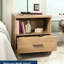 Table de chevet, tiroir et tablette Casual Country Brown