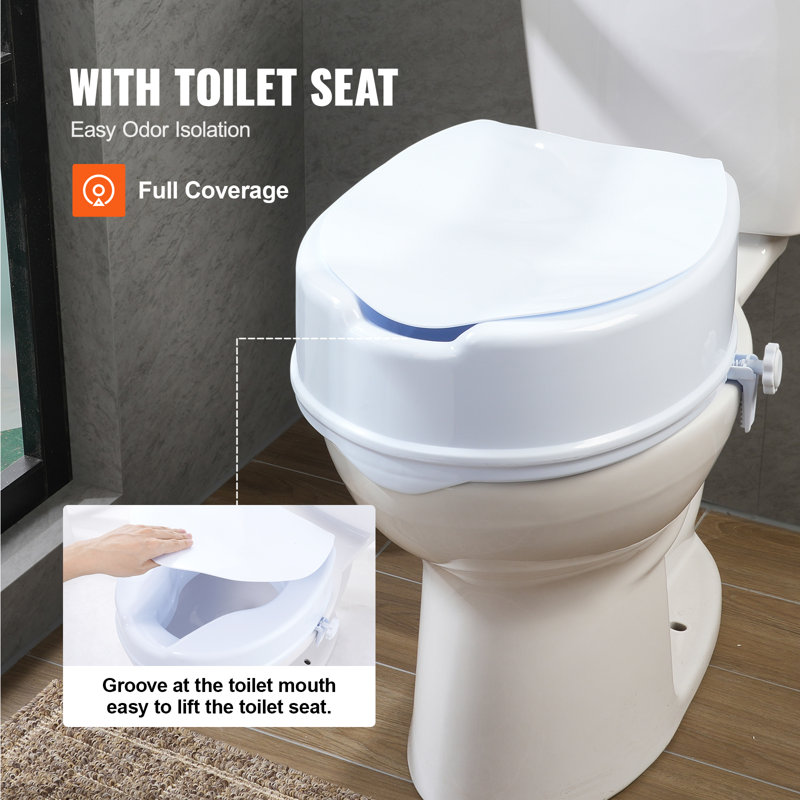 Siège de toilette surélevé 5 po VEVOR