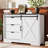 Drawer Dresser, Bar Chest, Dining Sideboard, Storage Cabinet with Silent Sliding Doors and Three Drawers, Space Saving, Suitable for Dining Room, Living Room, Bedroom, etc.-2118657563