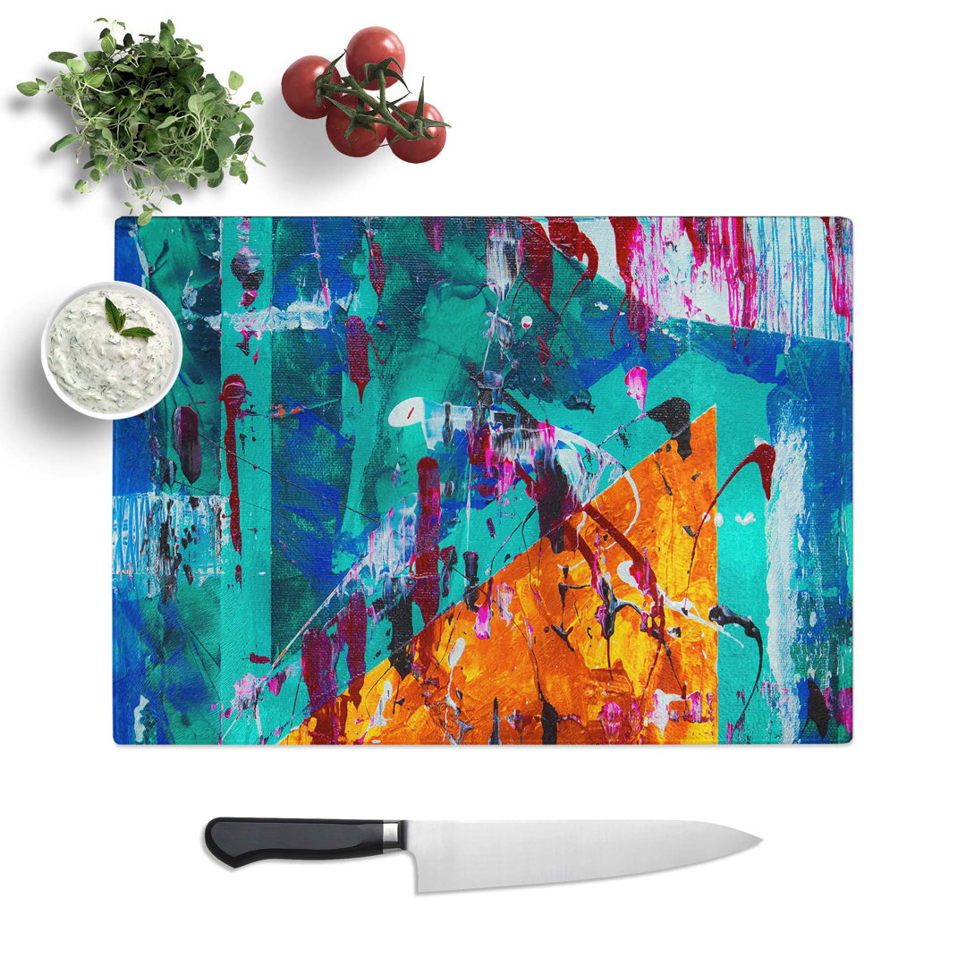 Tempered Glass Art Painting Vol.441 Chopping Board