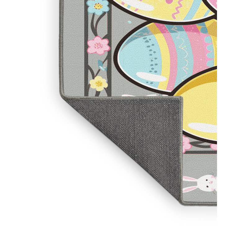 Tapis de vacances de Pâques The Holiday Aisle®, Rectangle 6 pi x 9 pi