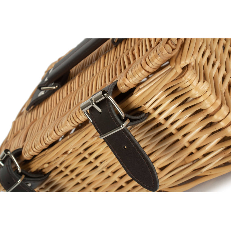 10" Empty Wicker Hamper Basket