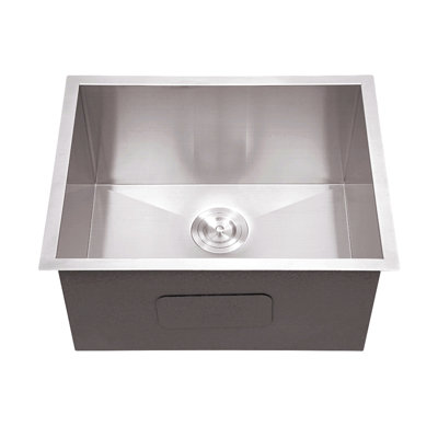 Laundry Sink - Inch Undermount Laundry Utility Sink Deep Single Bowl 16 Gauge Stainless Steel Laundry Tub Sinks