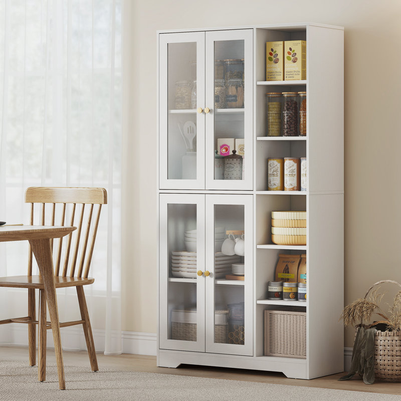 172cm Kitchen Pantry, White
