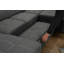 Canapé modulaire en U de 128 po avec repose-pieds et canapé modulaire réversible de 7 places avec siège de rangement, ensembles de canapés de salon avec appui-tête réglable
